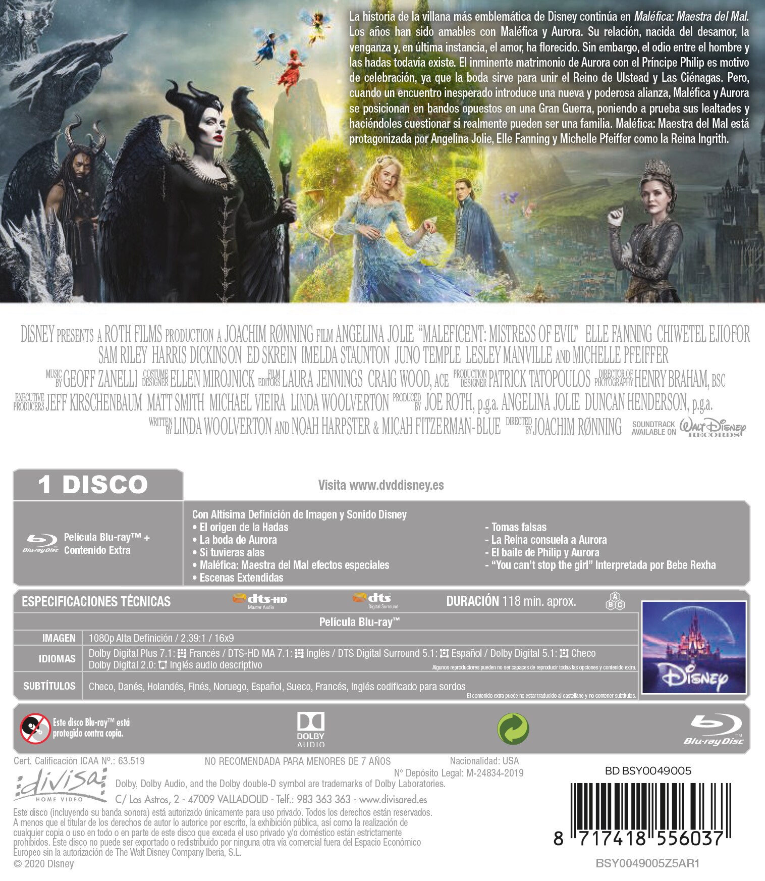 Maléfica, maestra del mal (Blu-Ray) 2