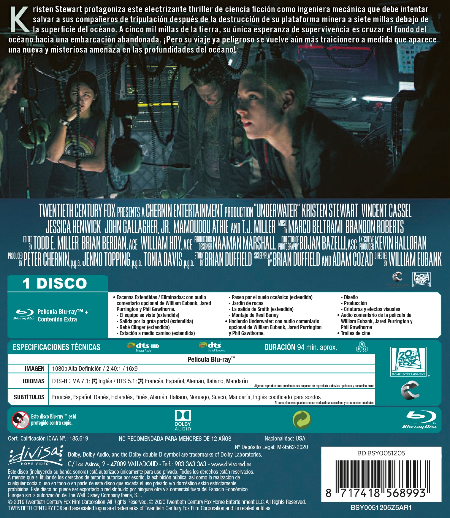 Underwater (Blu-Ray) 2