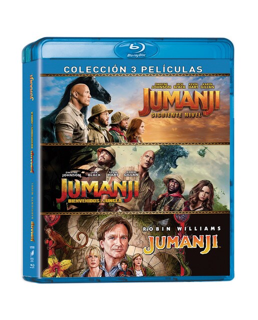 Imagen 0 de Jumanji Pack (Jumanji 1995 + Bienvenidos a la Junga + Siguiente Nivel) (Blu-Ray)