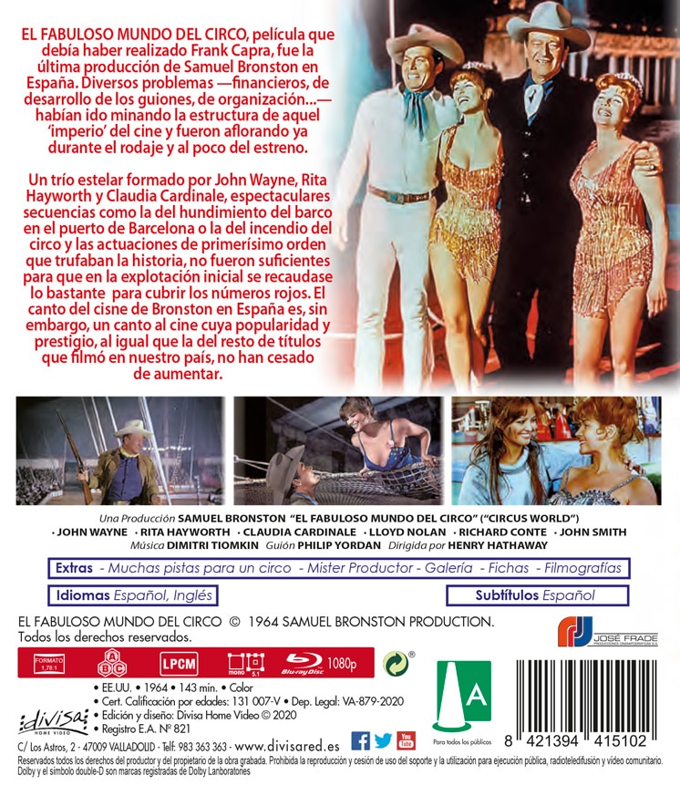 El Fabuloso Mundo del Circo (Blu-Ray) 2