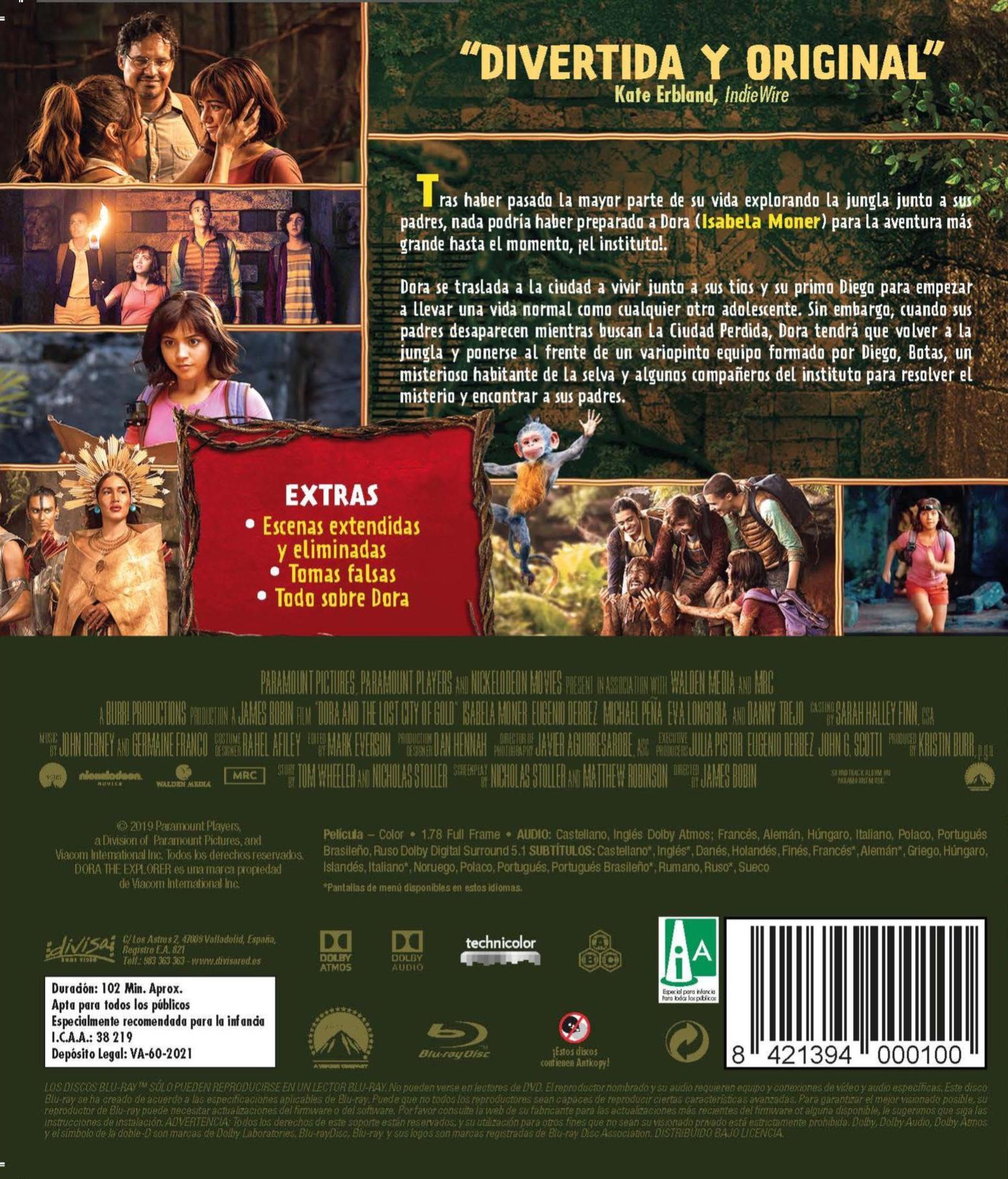 Dora y la Ciudad Perdida (Blu-Ray) 2