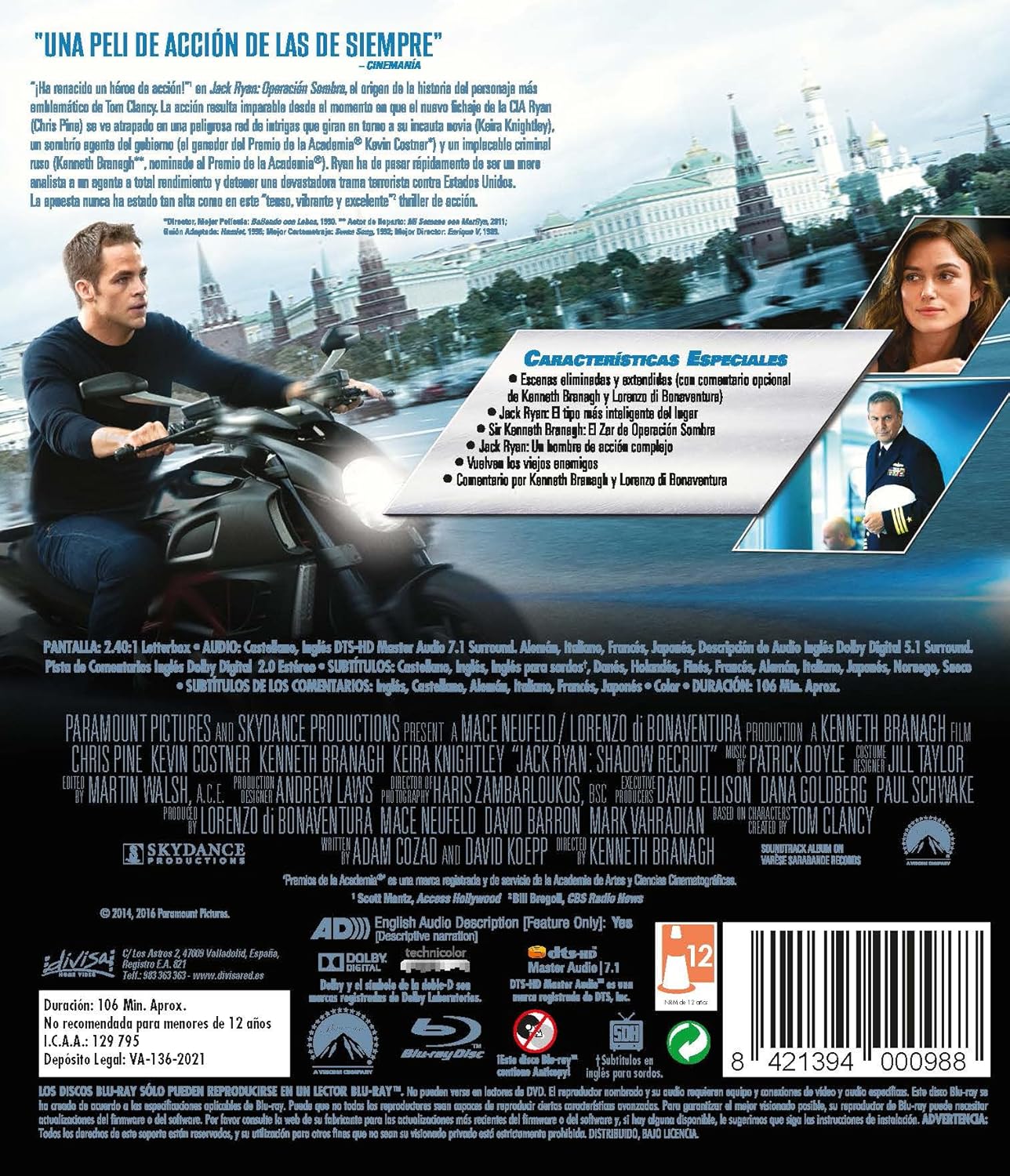 Jack Ryan: Operación Sombra (Blu-Ray) 2