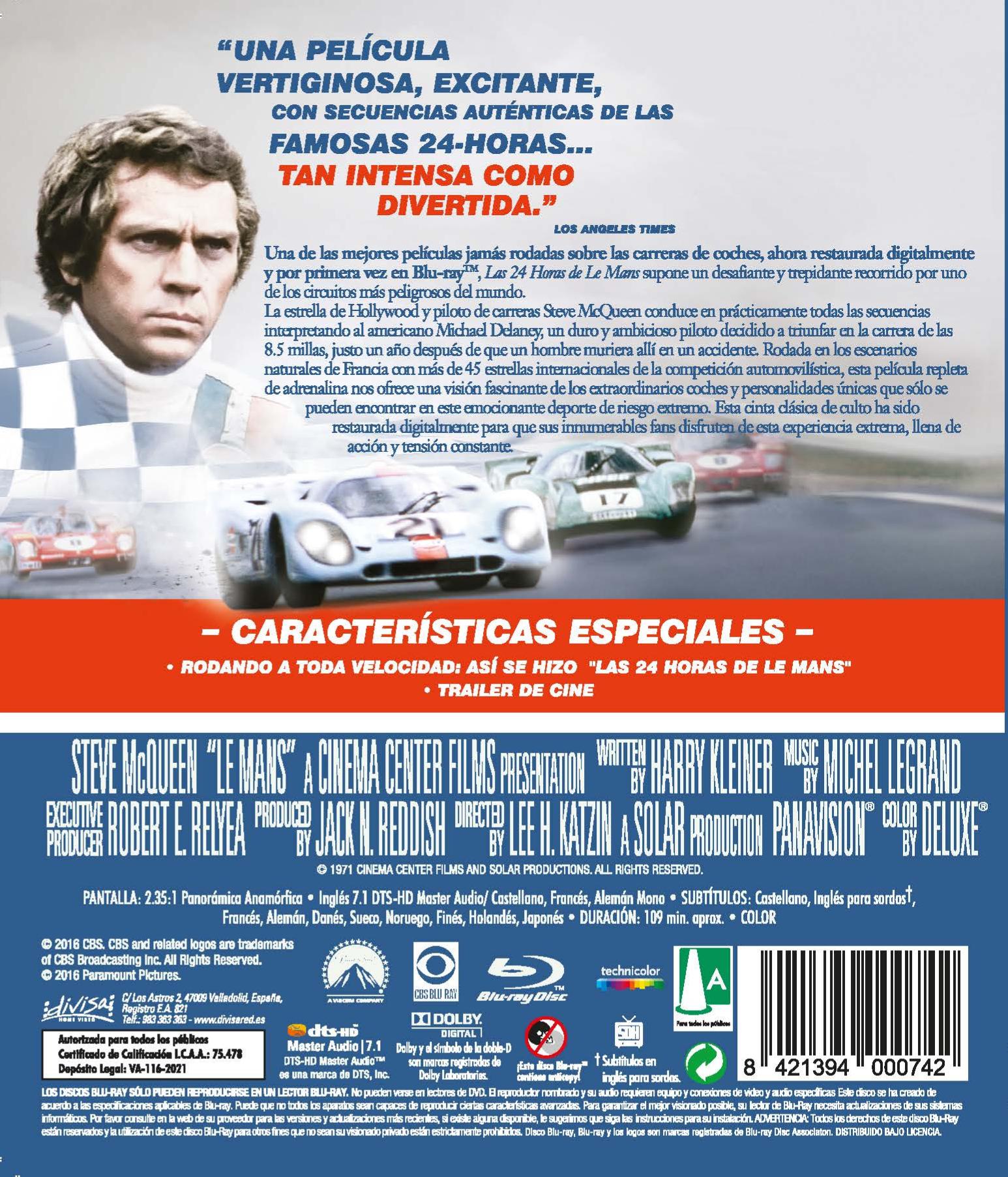 Las 24 Horas de Le Mans (Blu-Ray) 2