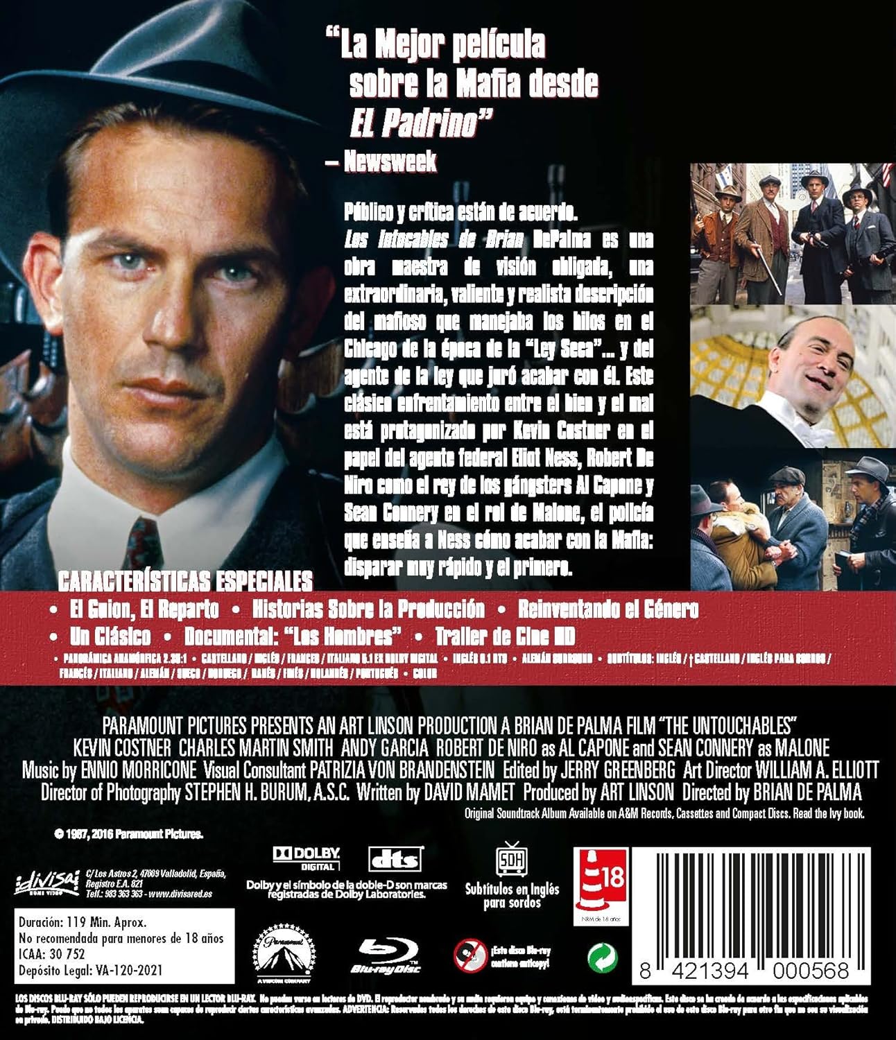 Los Intocables de Eliot Ness (Blu-Ray) 2