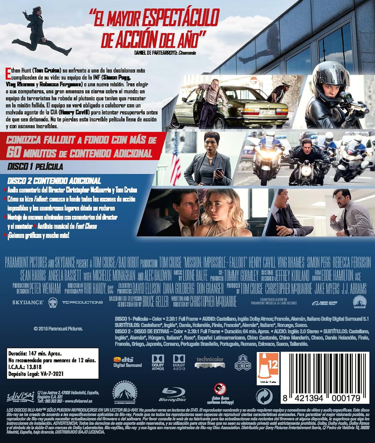 Misión Imposible 6: Fallout (Blu-Ray) 2