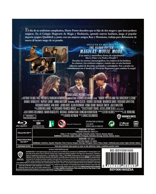 Harry Potter y La Piedra Filosofal + Magical Movie Mode (Blu-Ray) 2