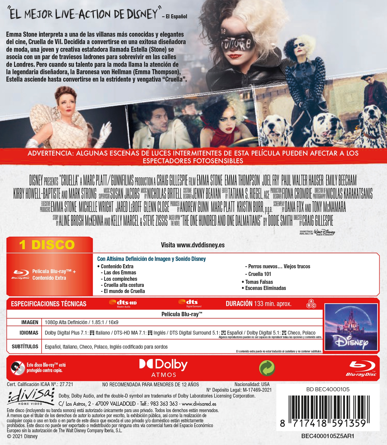 Cruella (Blu-Ray) 2