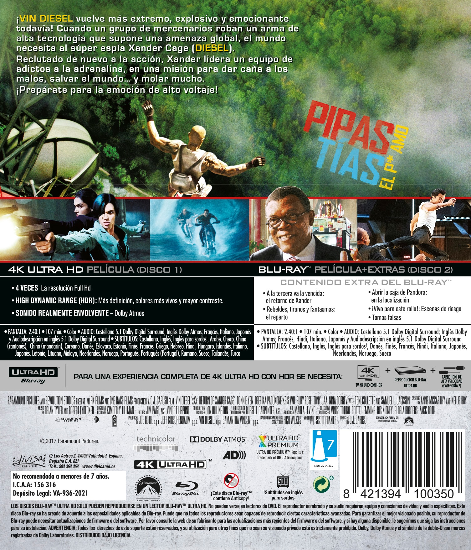 XXX: Reactivated (4K Ultra HD + Blu-Ray) 2