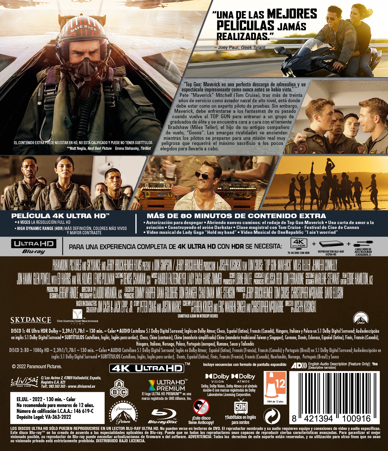 Top Gun: Maverick (4K Ultra HD + Blu-Ray) 2