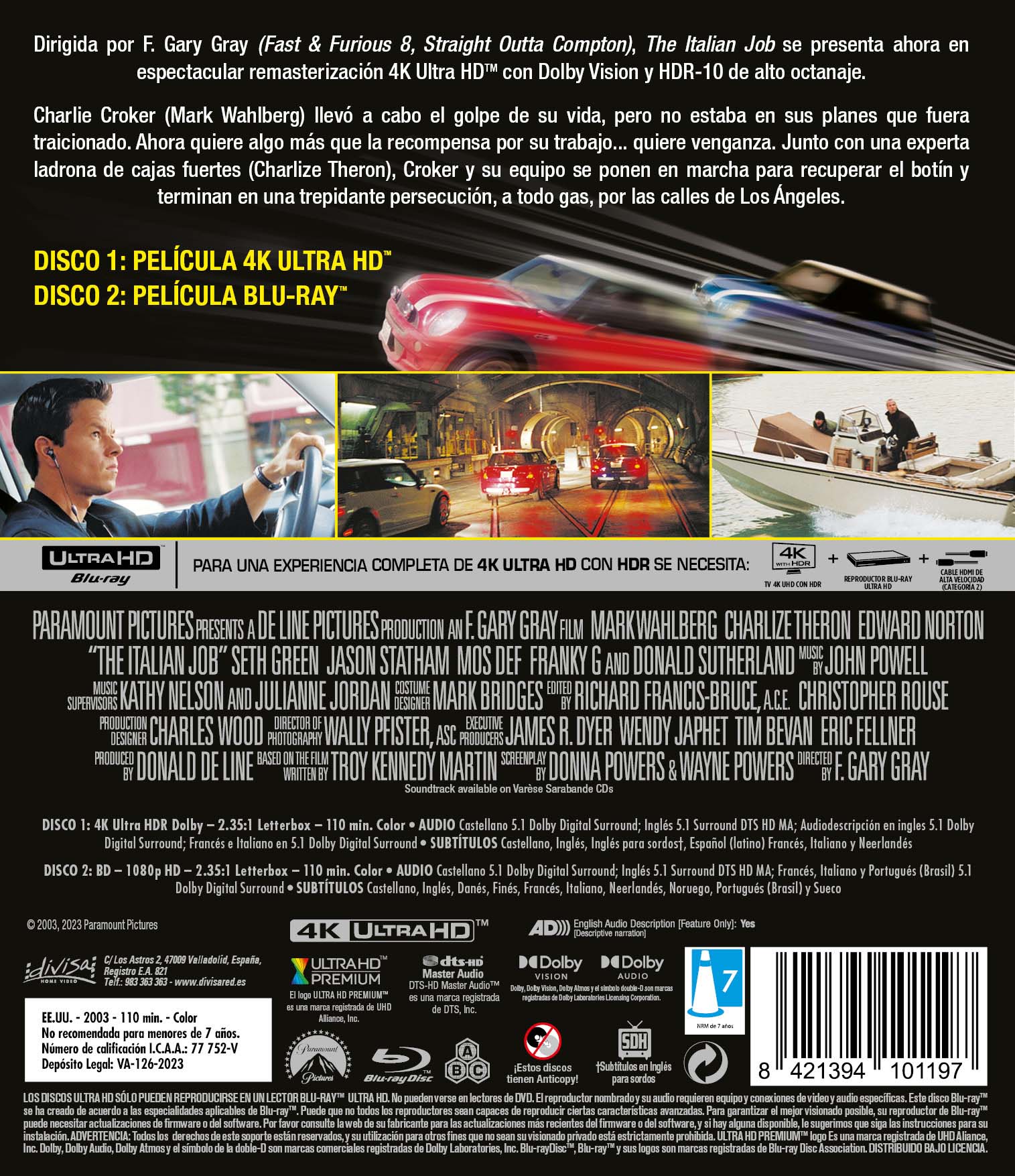 The italian job (4K Ultra HD + Blu-Ray) 2