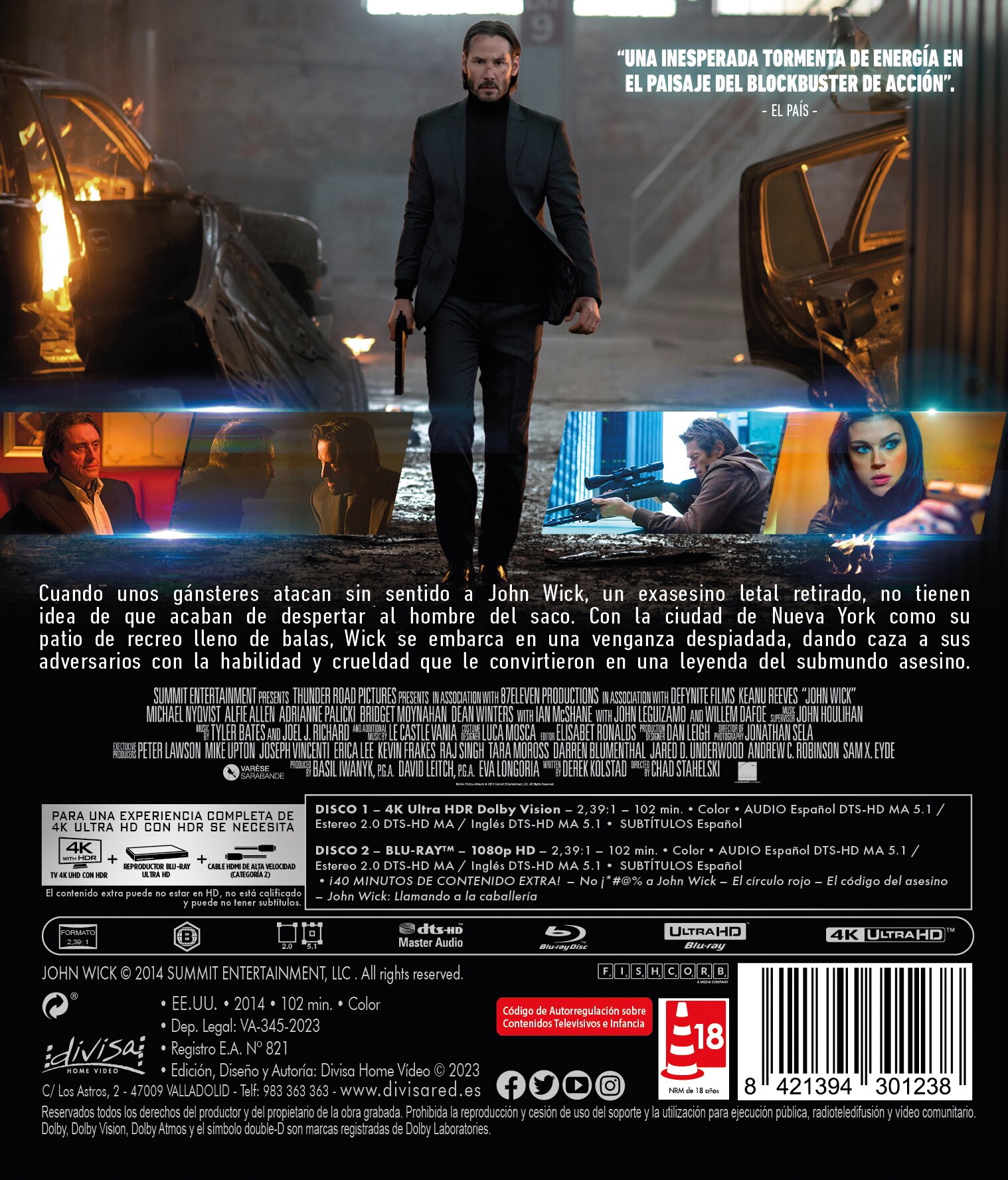 John Wick (Otro día para matar) (4K Ultra HD + Blu-Ray) 2