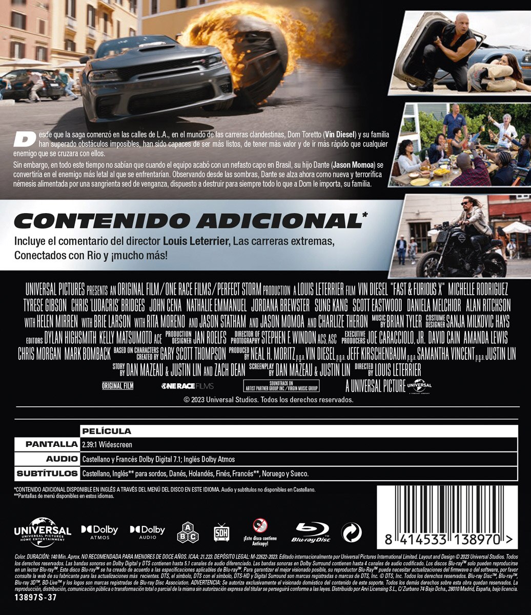 Fast & Furious X (Blu-Ray) 2