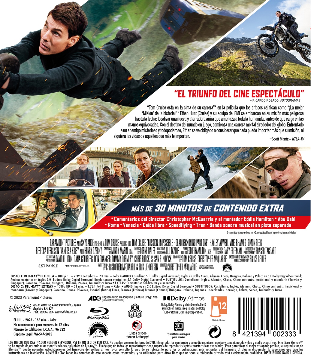Misión imposible 7: Sentencia mortal (Blu-Ray) 2