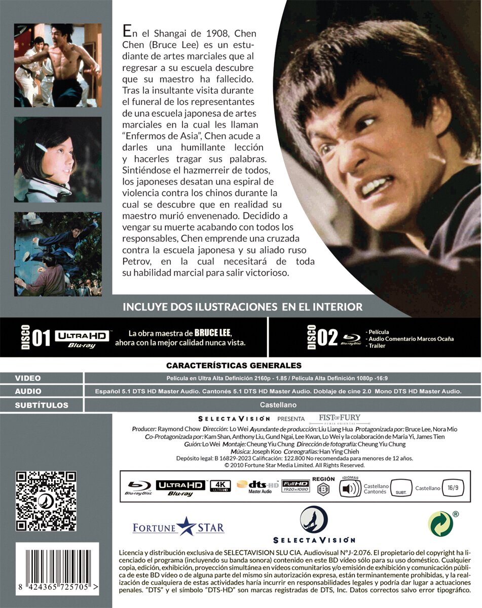 Furia oriental (4K Ultra HD + Blu-Ray) 3