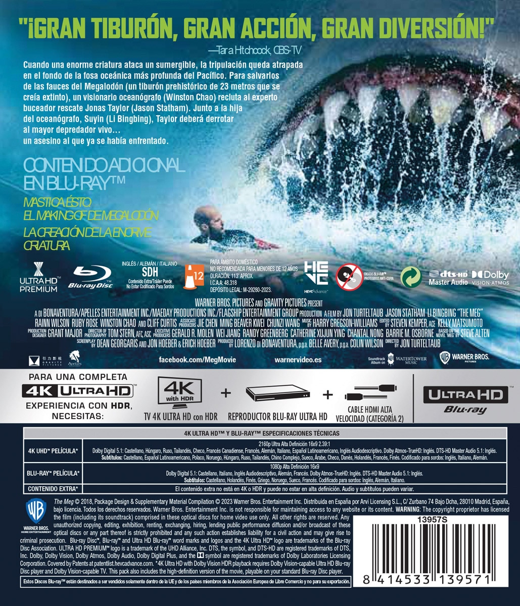 Megalodón (4K Ultra HD + Blu-Ray) 2
