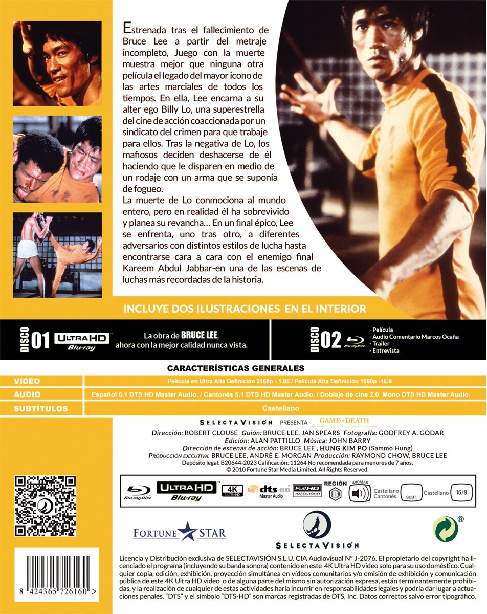Juego con la muerte (4K Ultra HD + Blu-Ray) 3