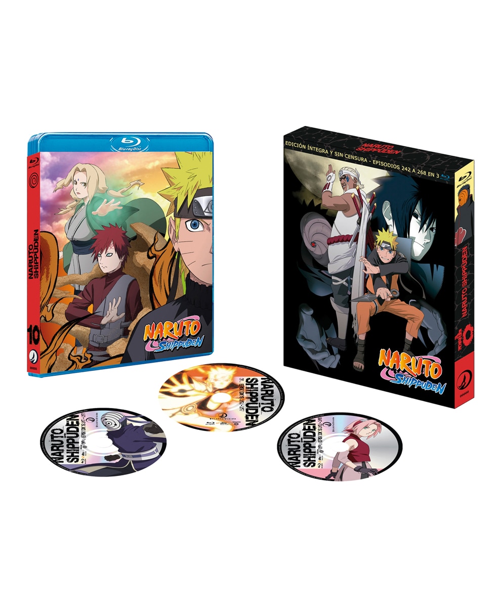Naruto Shippuden Box10 242 A 267 (26 Episodios) (Blu-Ray) 2