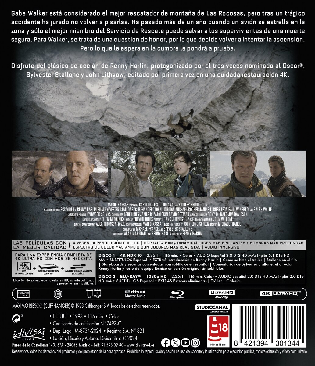 Máximo riesgo (4K Ultra HD + Blu-Ray) 2