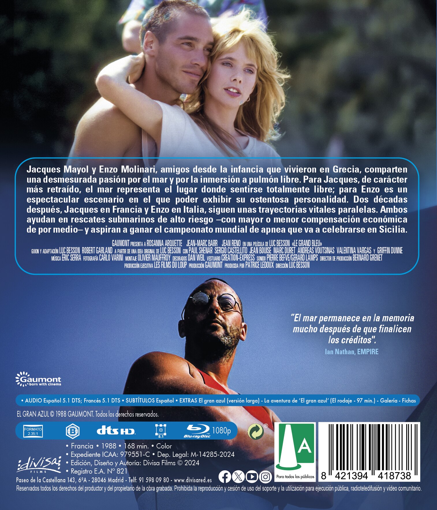 El gran azul (Blu-Ray) 2