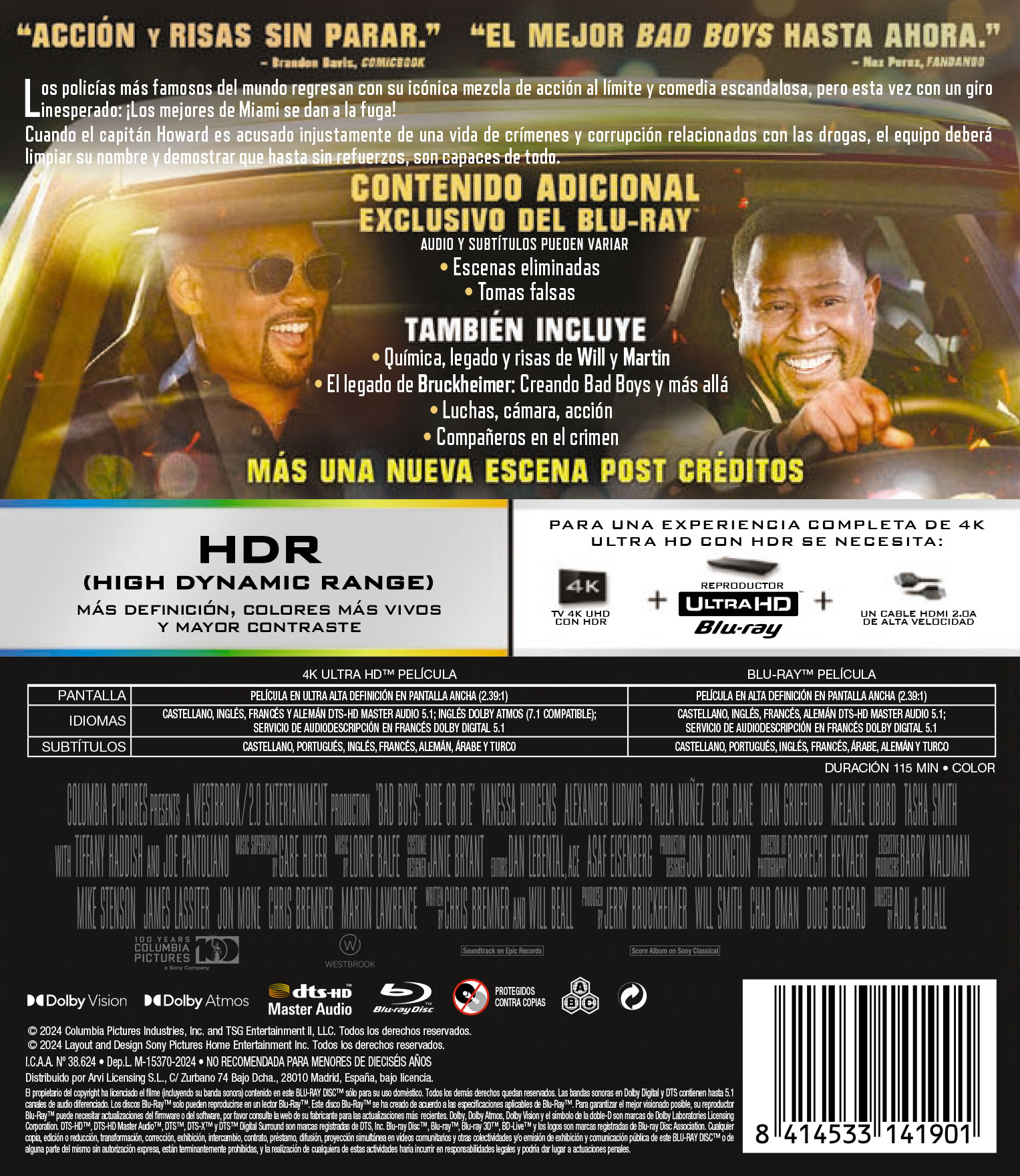 Bad Boys: Ride or Die (4K Ultra HD + Blu-Ray) 2