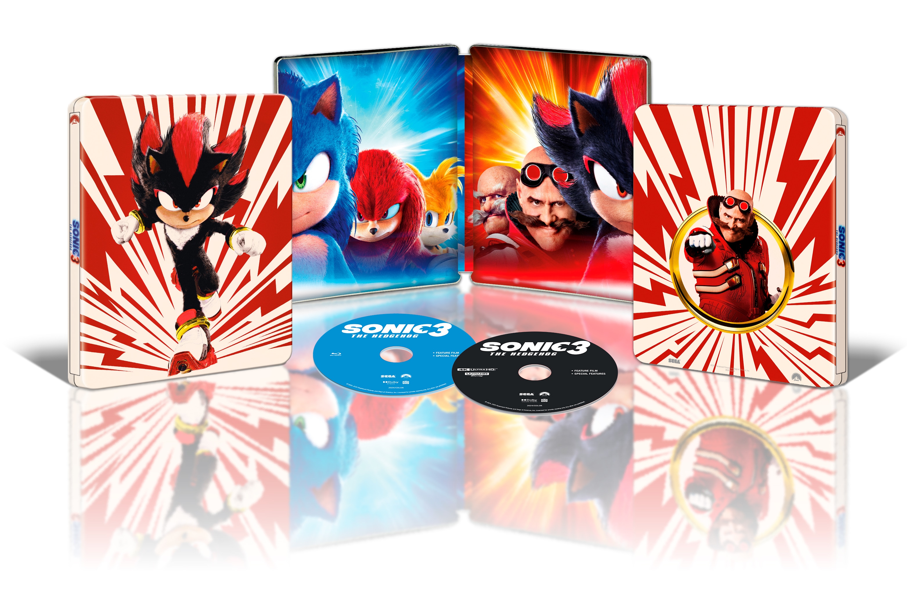 Sonic 3: La película (Edición Metálica Shadow) (4K Ultra HD + Blu-Ray) 2
