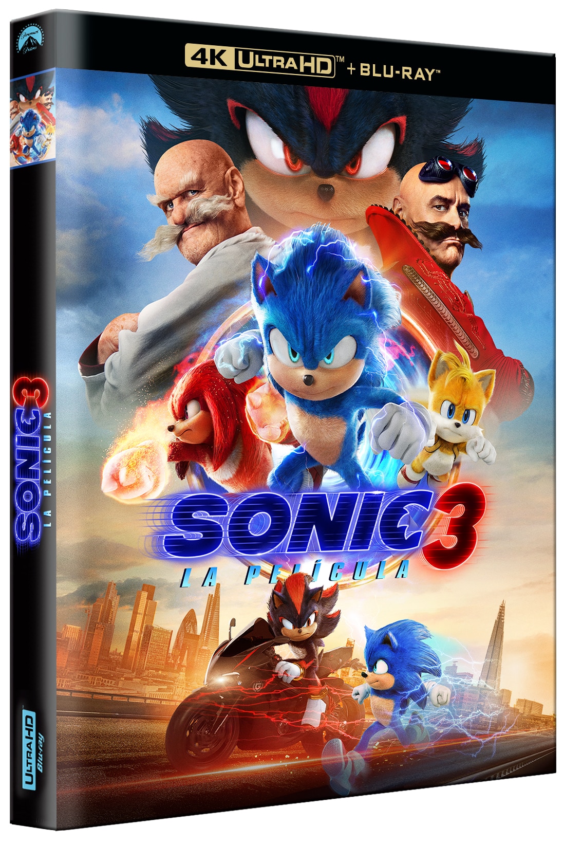 Sonic 3: la película (4K Ultra HD + Blu-Ray) 1