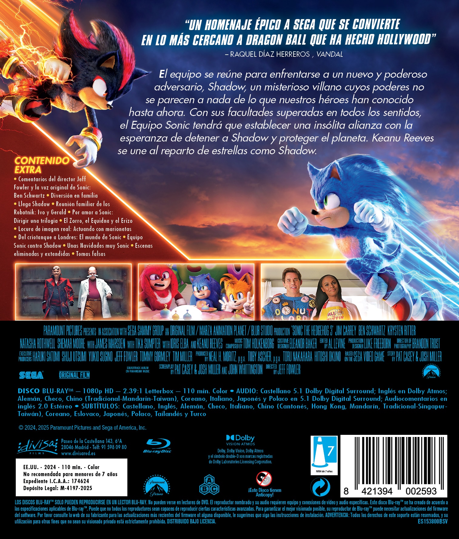 Sonic 3: la película (Blu-Ray) 2