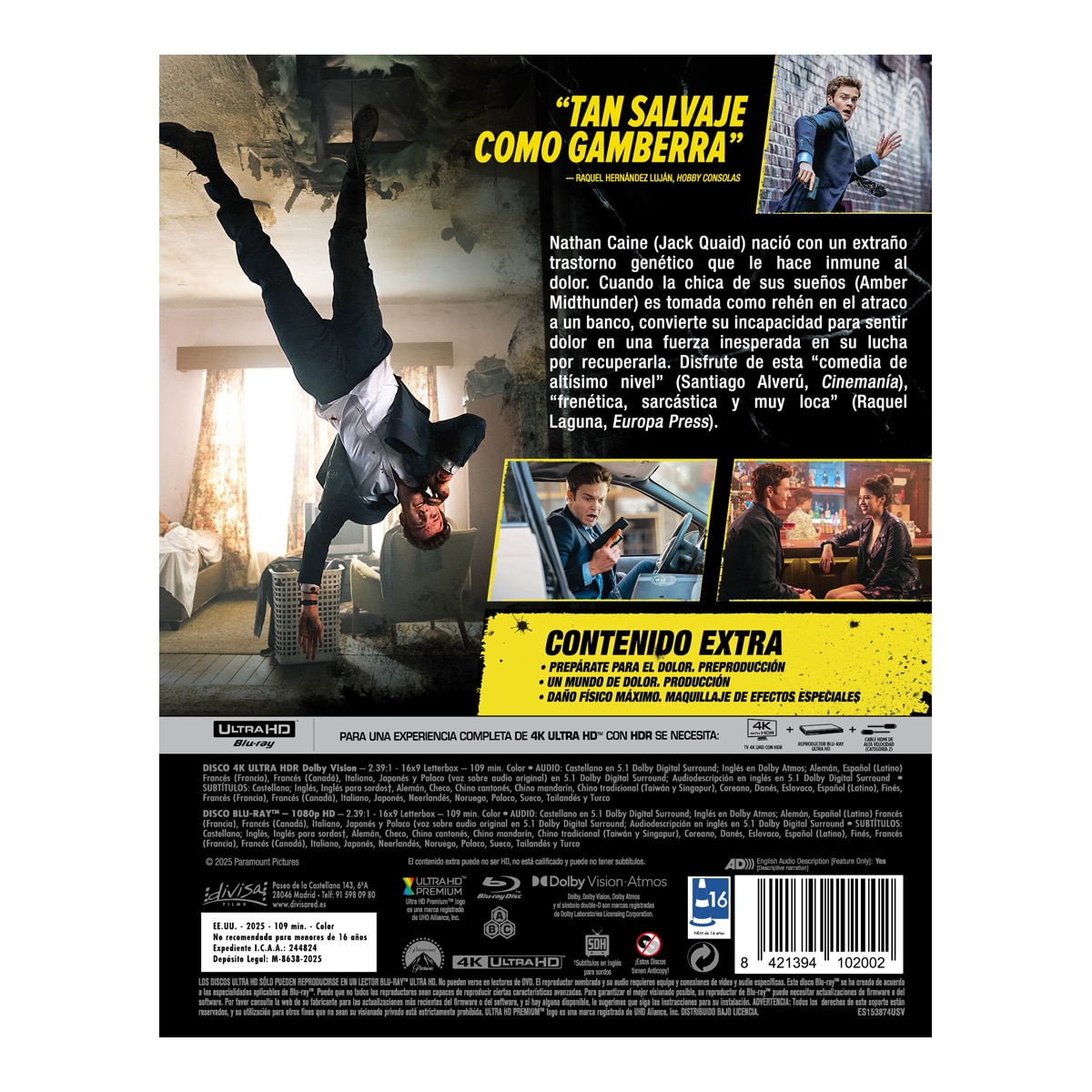 Novocaine (4K Ultra HD + Blu-Ray) 2