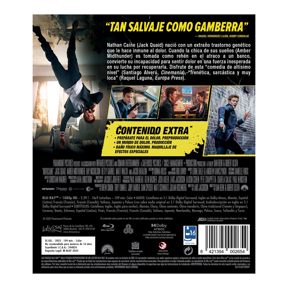 Novocaine (Blu-Ray) 2