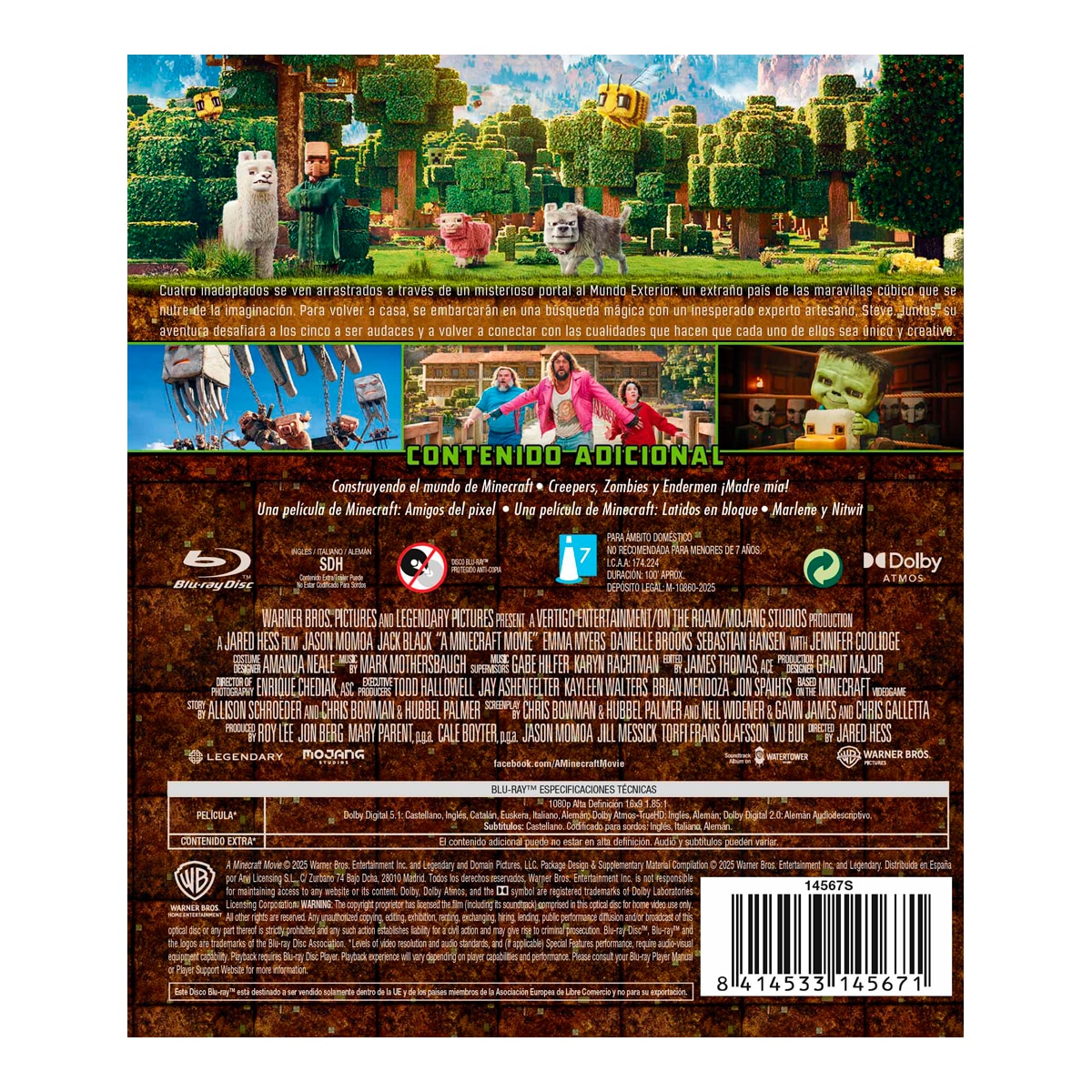 Una película de Minecraft (Blu-Ray) 2
