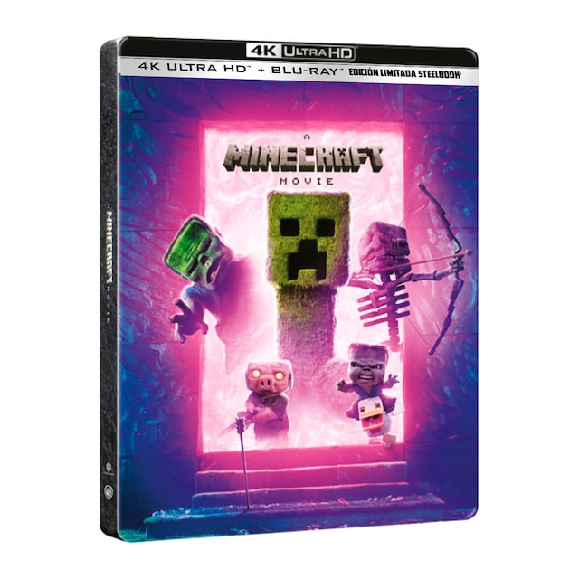 Imagen 0 de Una película de Minecraft (Edición Metálica Portal) (4K Ultra HD + Blu-Ray)