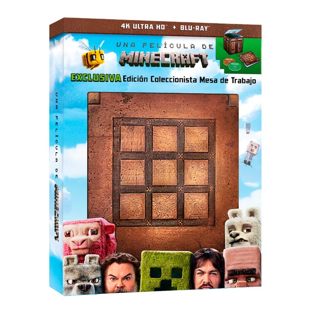 Imagen 0 de Una película de Minecraft (Edición Metálica Cubo) (4K Ultra HD + Blu-Ray)