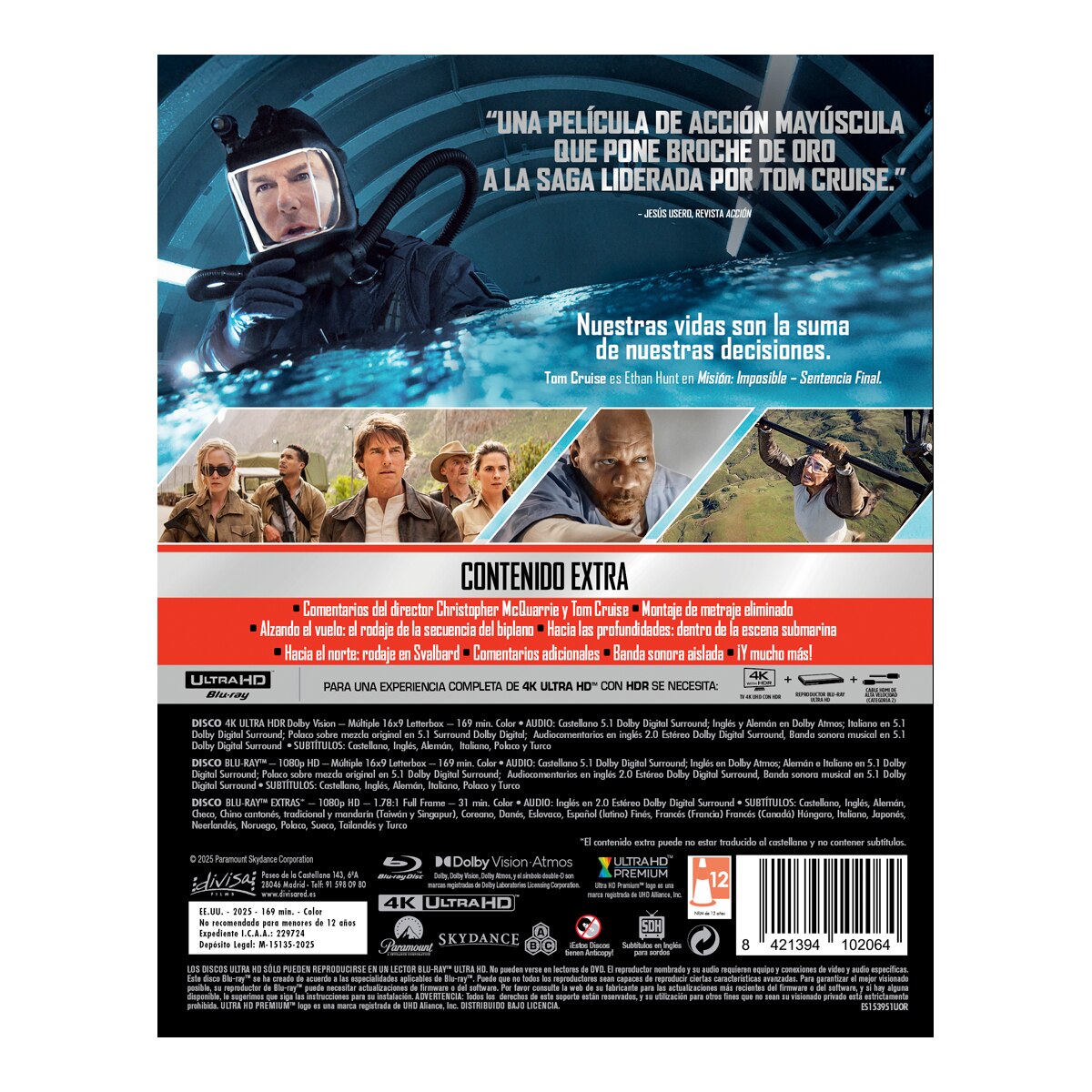 Misión imposible 8: Sentencia final (4K Ultra HD + Blu-Ray) 2