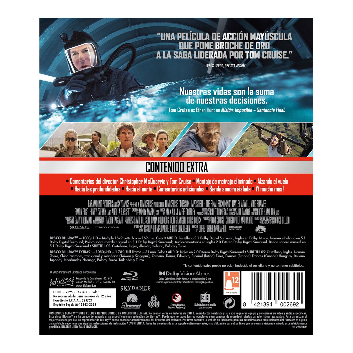 Misión imposible 8: Sentencia final (Blu-Ray) 2