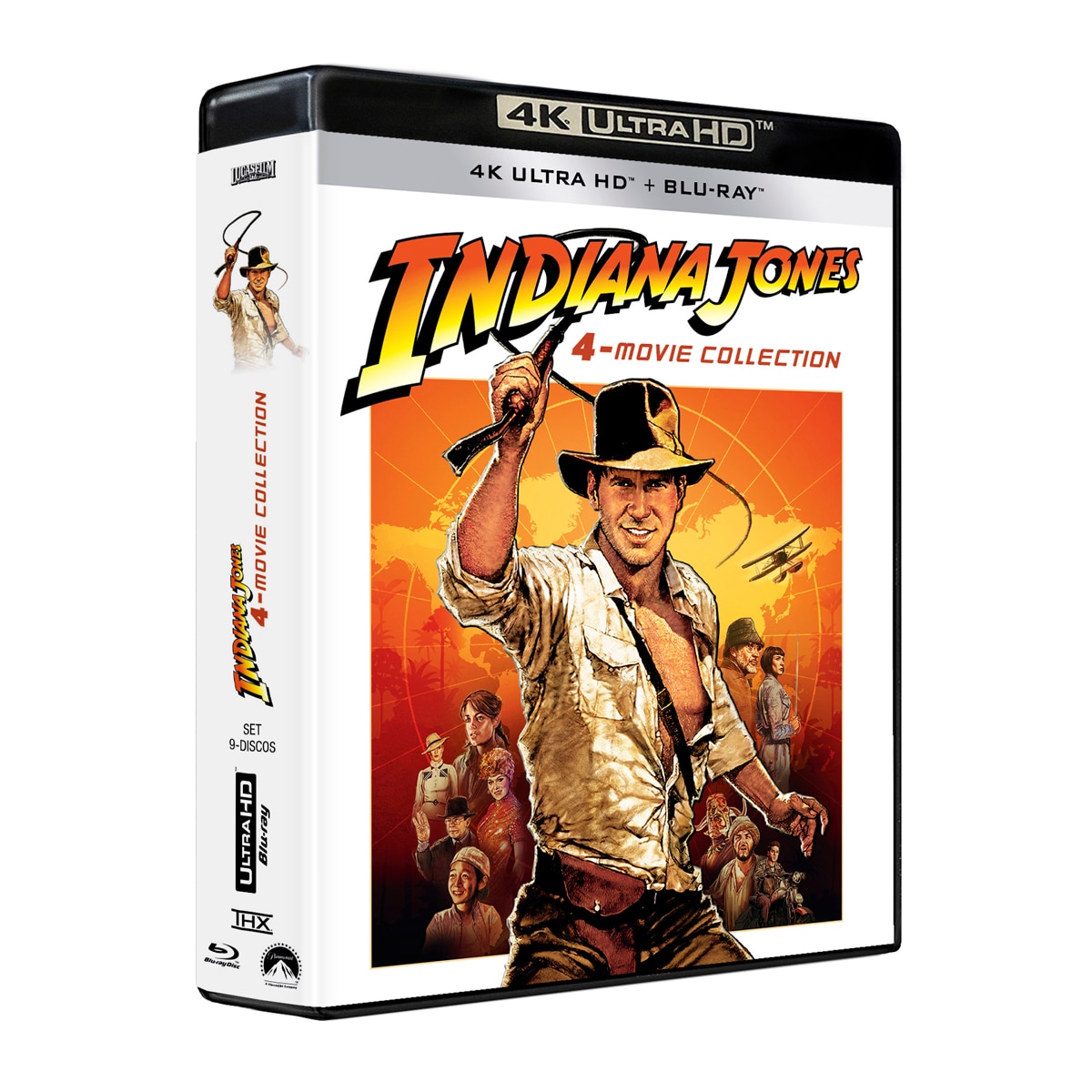 Imagen 0 de Pack: Indiana Jones: Colección 4 películas (4K Ultra HD + Blu-Ray)