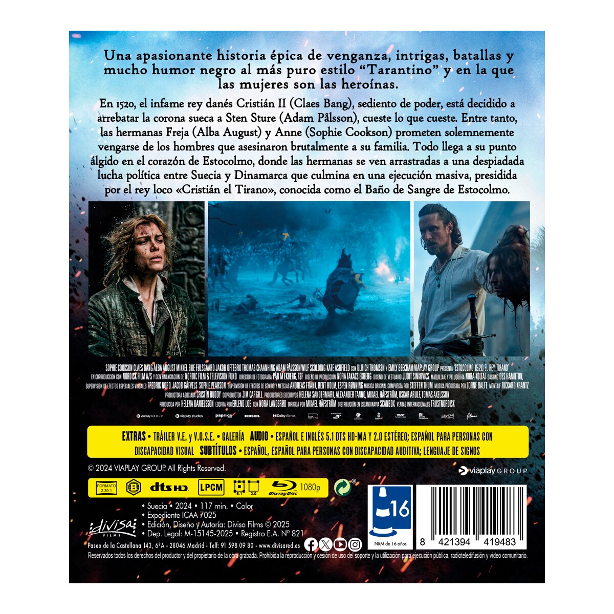 Imagen 2 de Estocolmo 1520: El rey tirano (Blu-Ray)
