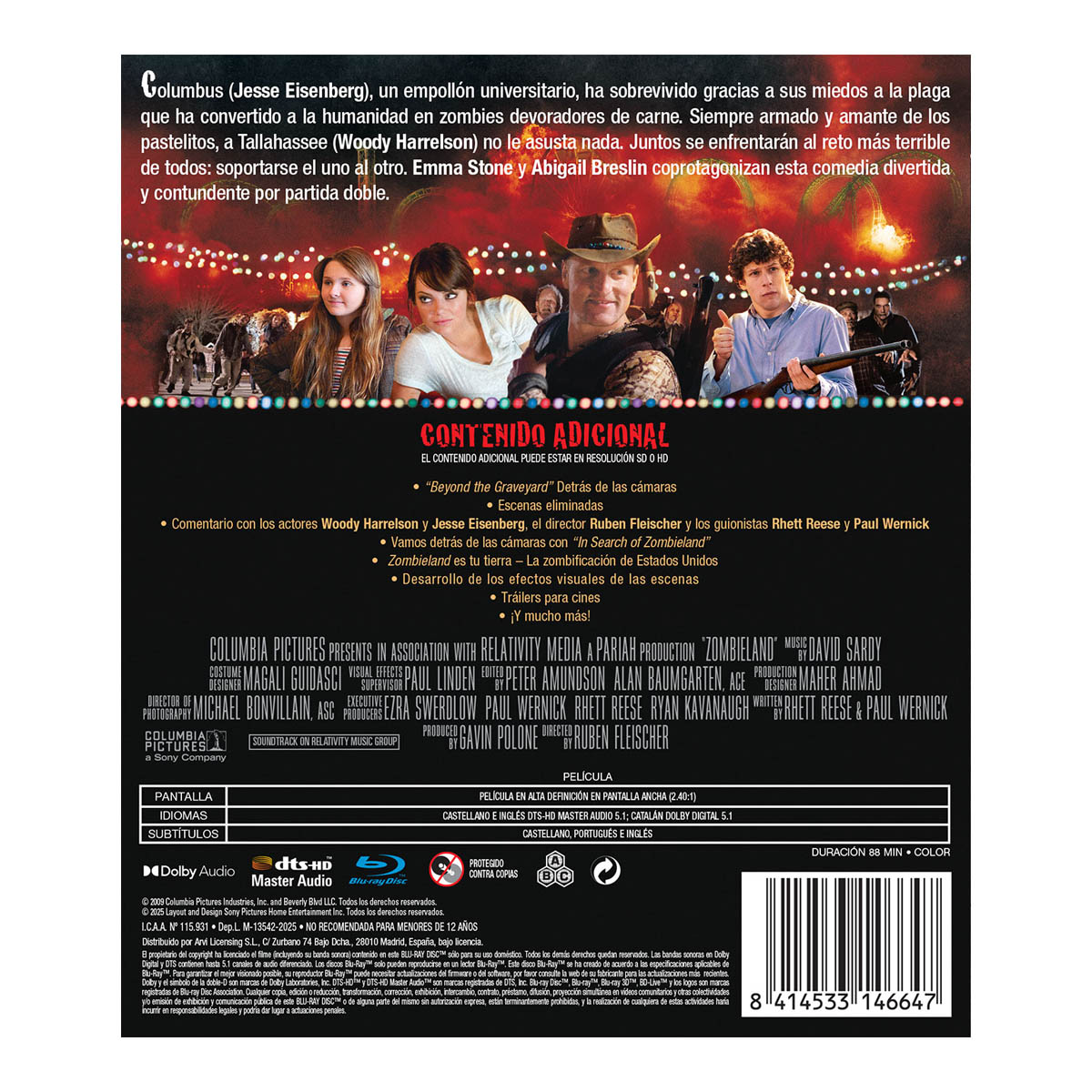 Bienvenidos a Zombieland (Blu-Ray) 2