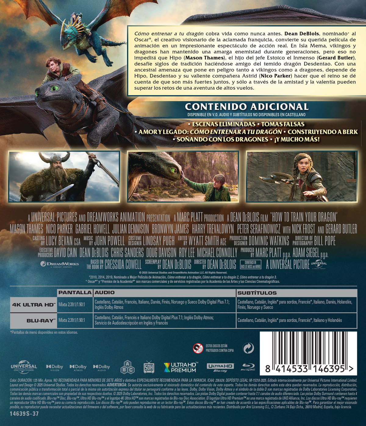 Cómo entrenar a tu dragón (2025) (4K Ultra HD + Blu-Ray) 2