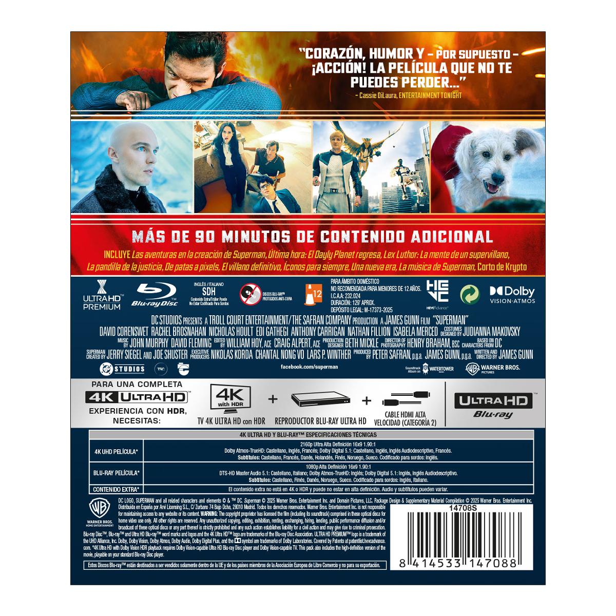 Superman (2025) (4K Ultra HD + Blu-Ray) 2
