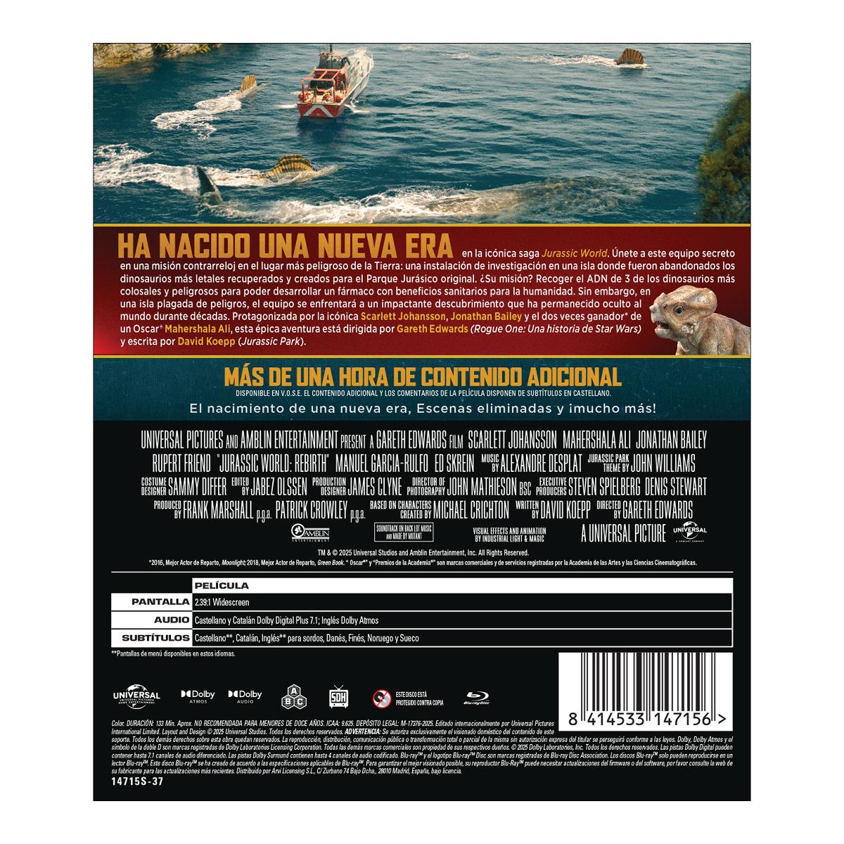 Jurassic World: El renacer (Blu-Ray) 2