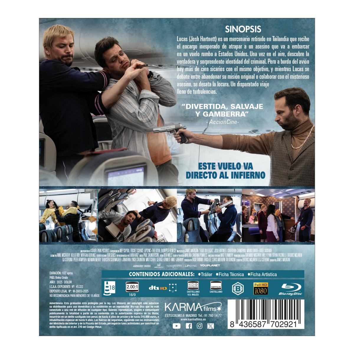 Fight or flight (Sicarios en el aire) (Blu-Ray) · KARMA FILMS · El