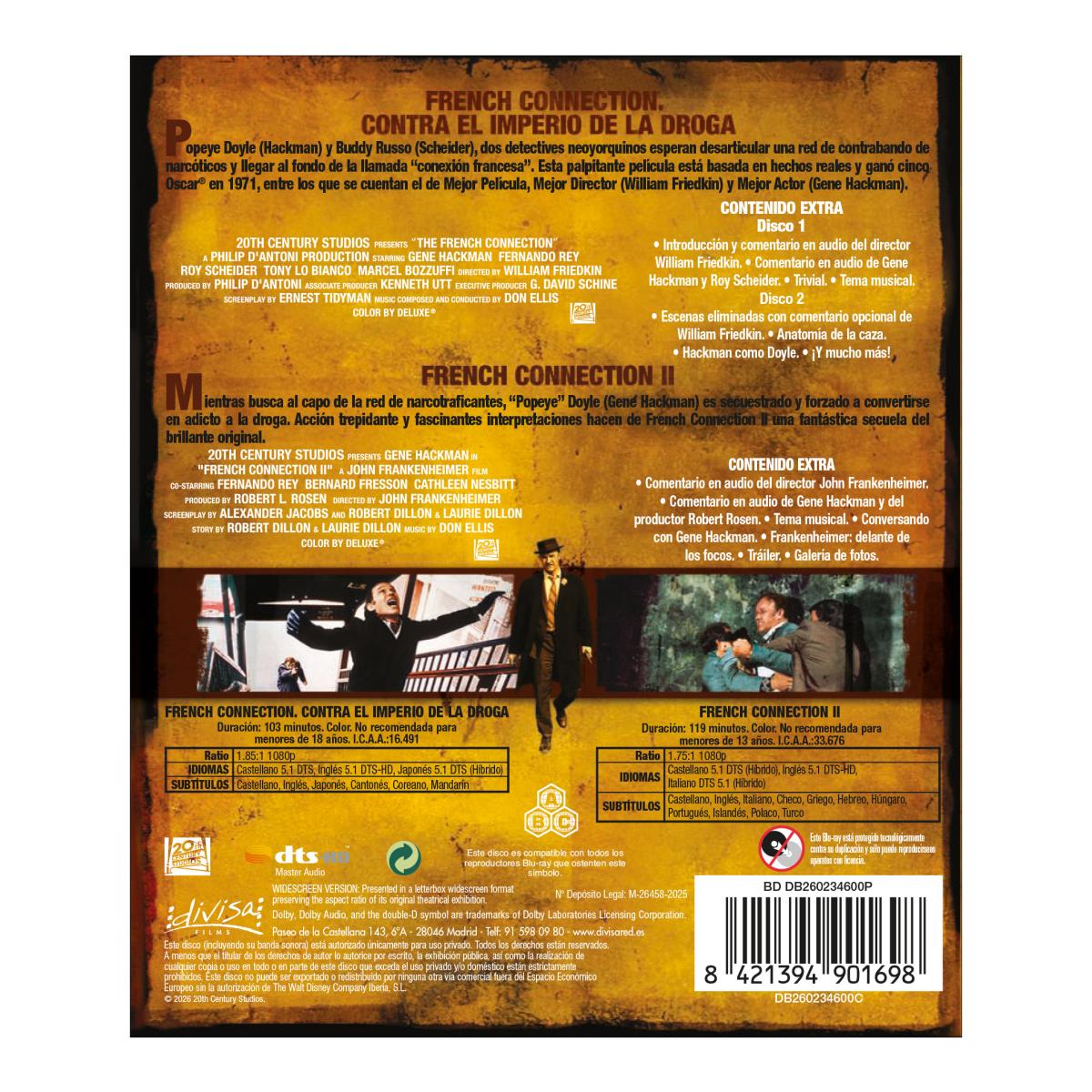 French Connection: Colección 2 películas (Blu-Ray) 2