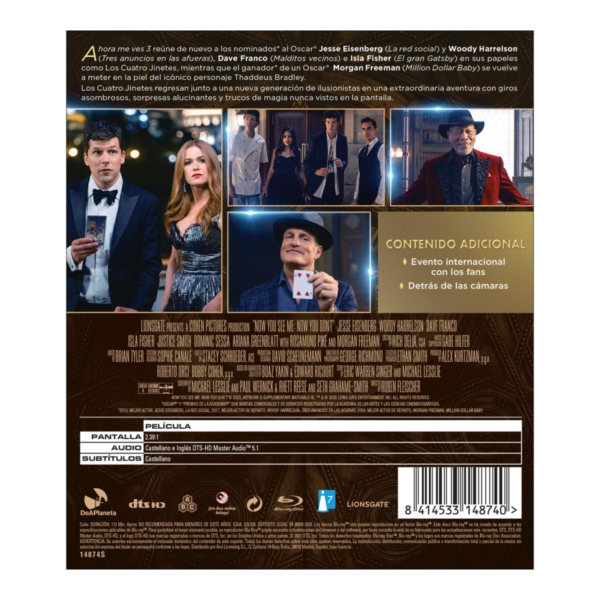 Ahora me ves 3 (Blu-Ray) 2