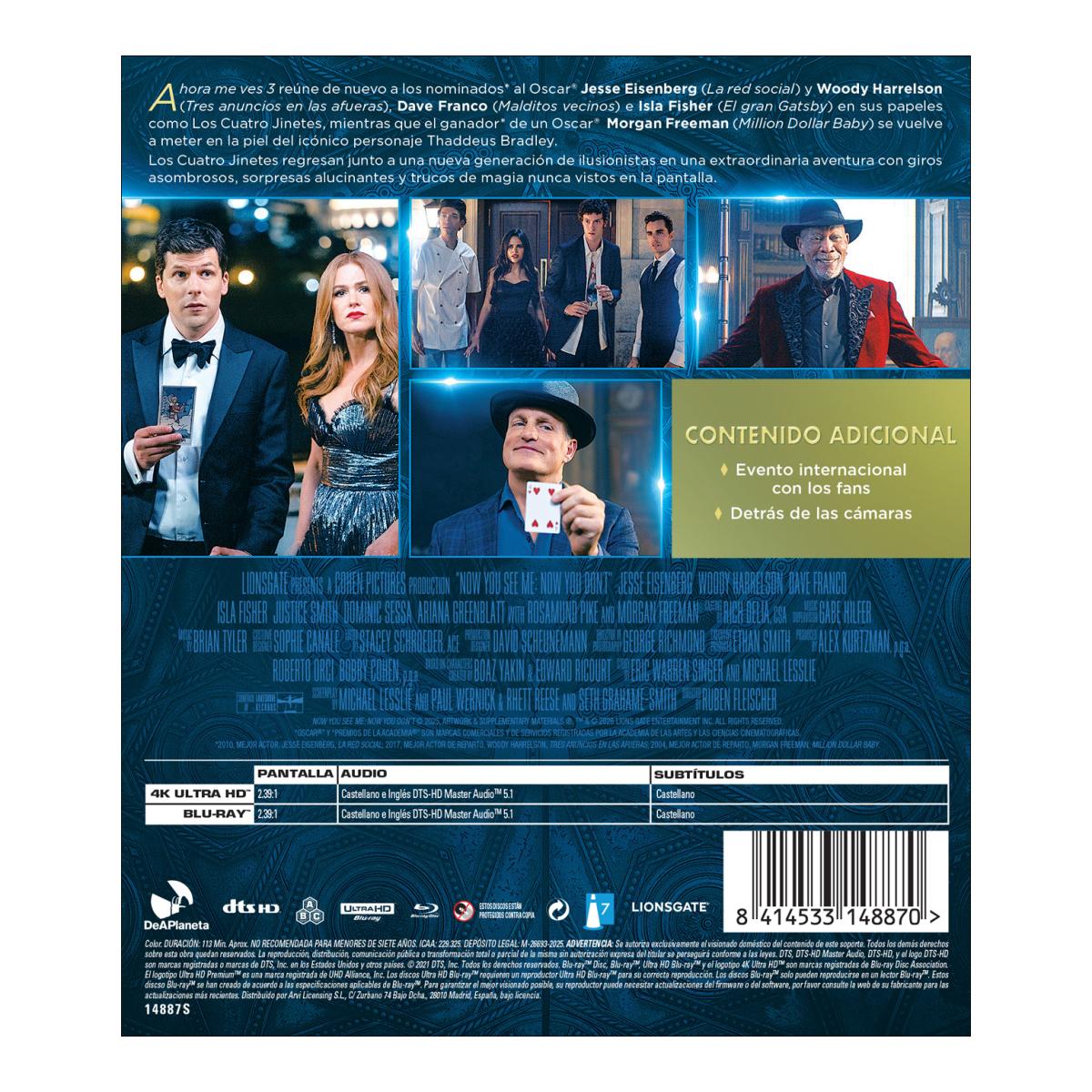 Ahora me ves 3 (4K Ultra HD + Blu-Ray) 2