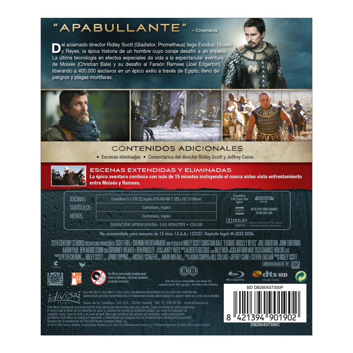 Exodus: Dioses y reyes (Blu-Ray) 2