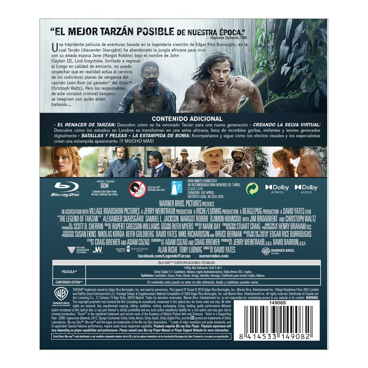 La leyenda de Tarzan (Blu-Ray) 2