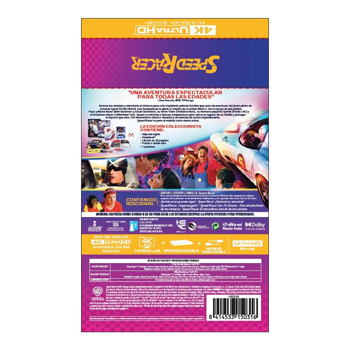 Speed Racer (UCE Edición metálica) (4K Ultra HD + Blu-Ray) 2
