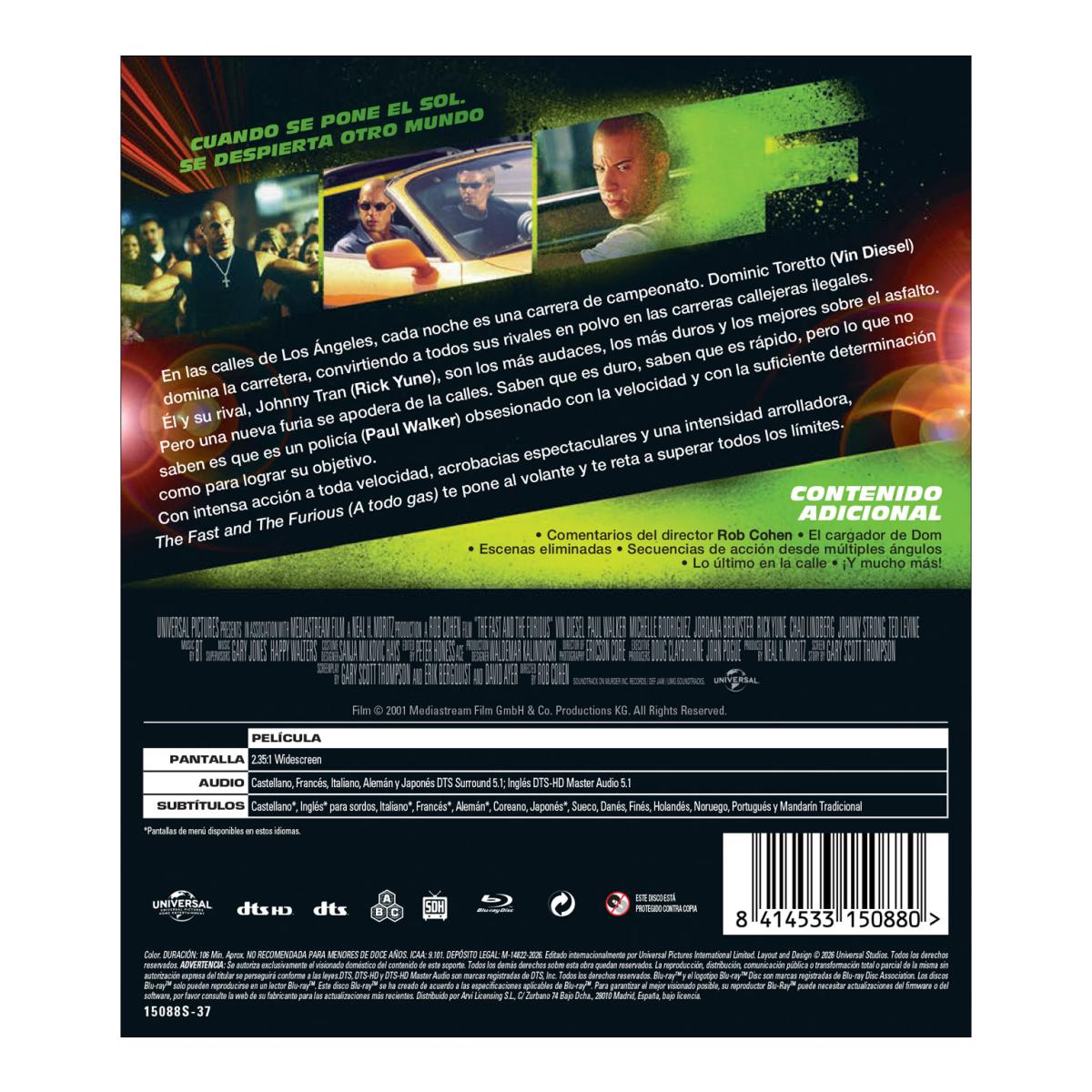 The Fast & the Furious (BD) 2