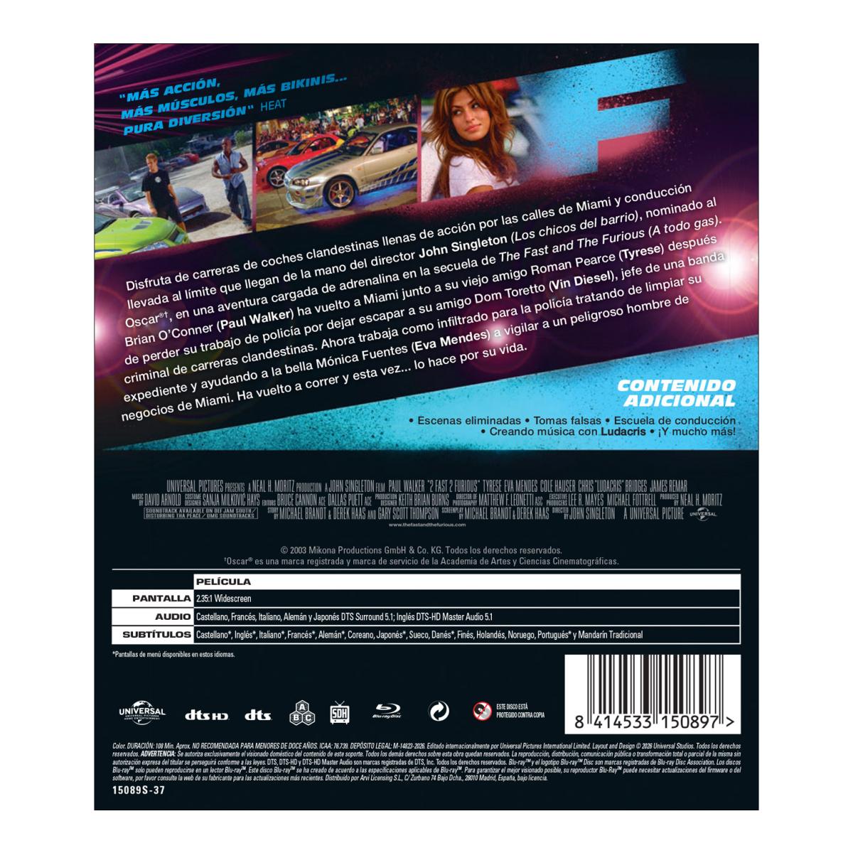 2 Fast 2 Furious (A Todo Gas 2) (BD) 2