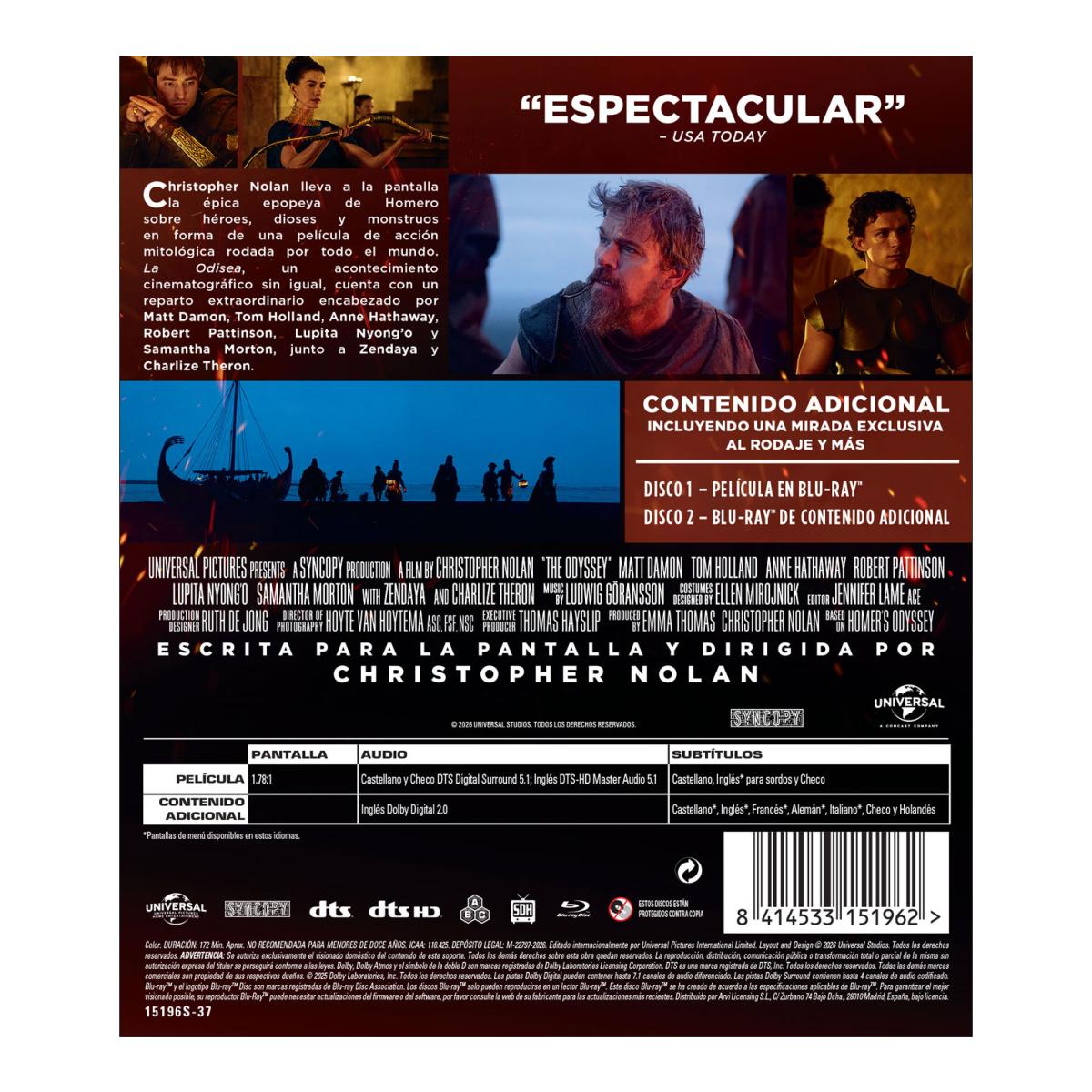 Imagen 3 de La odisea (Blu-Ray + Blu-Ray Extras)